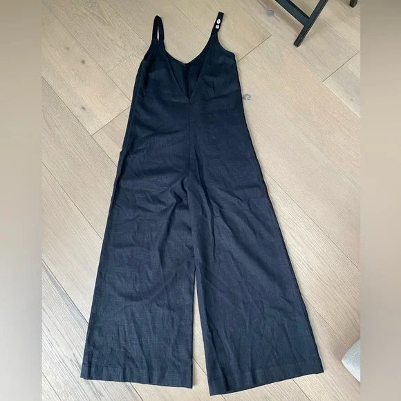 STAUD Phoenix Jumpsuit Black
